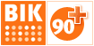Logo des Projekts BIK - Pr&uuml;fzeichen 90plus